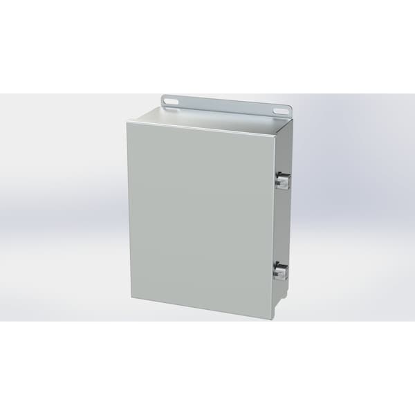Electrical Enclosures, 10.13 in H, 4 in D, 8 in W, NEMA 3R, 4, 4X, 12, 13, 304 Stainless Steel